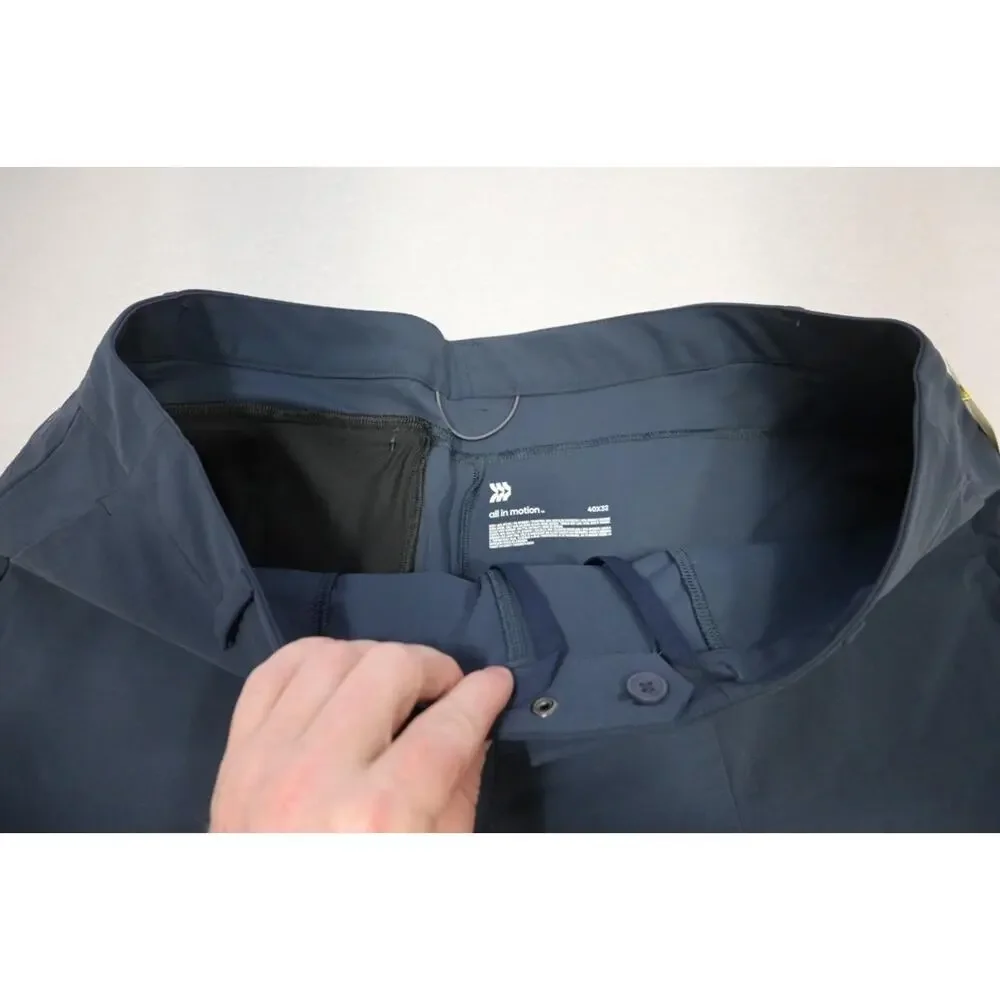 All In Motion Golf Pants Taper Fit Nylon Stretch Flat Athletic Mens‎ 40 x 32 NWT